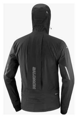 Veste imperméable Salomon S/Lab Ultra Noir Unisexe
