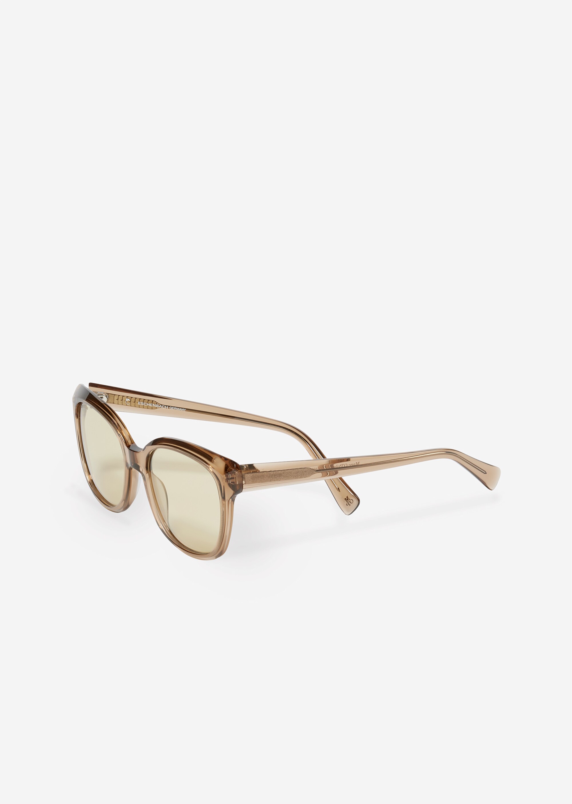 Unisex-Sonnenbrille mit breitem Bio-Acetat-Rahmen