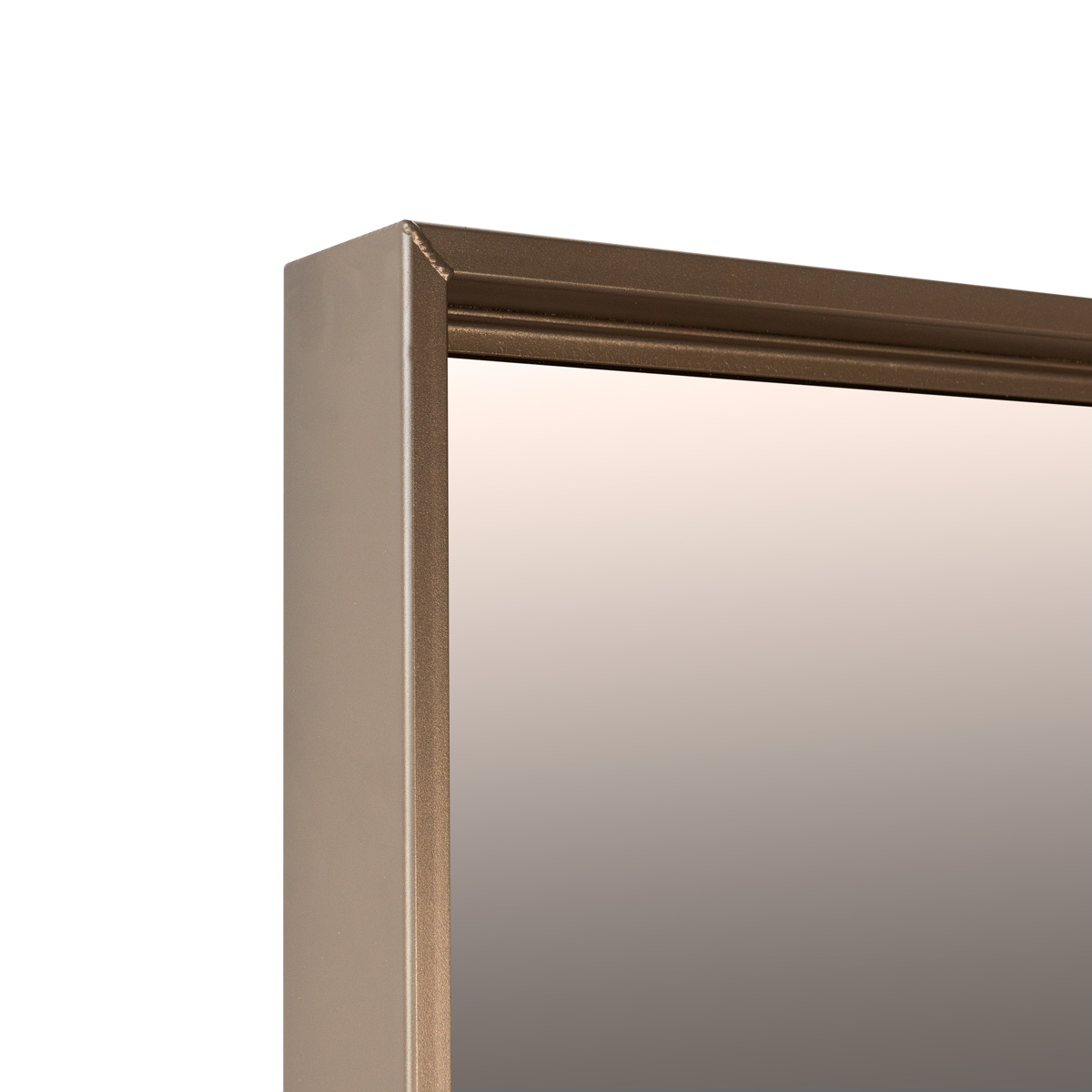 Spiegel New York bruin frame brons glas 80x244 cm