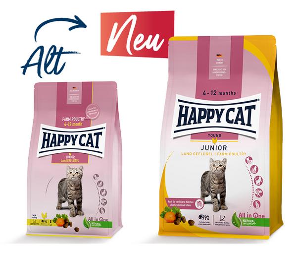Happy Cat Trockenfutter für Katzen Young