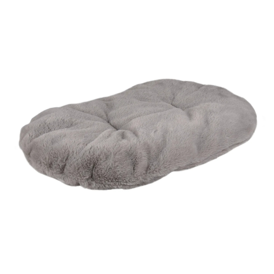Cama/berço oval cinza Flamingo Zizi para cães