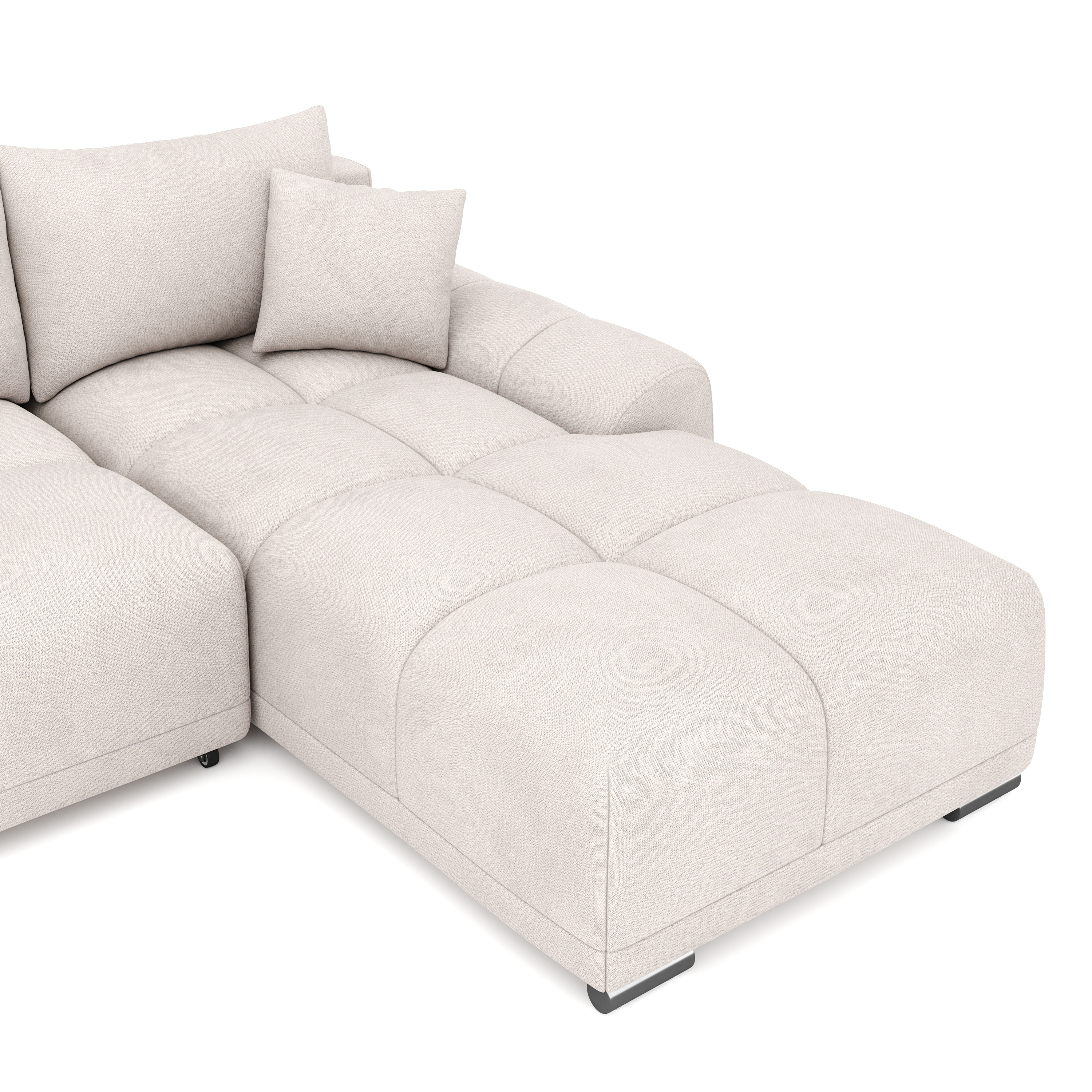 Ecksofa mit Schlaffunktion TRAVIS rechts beige