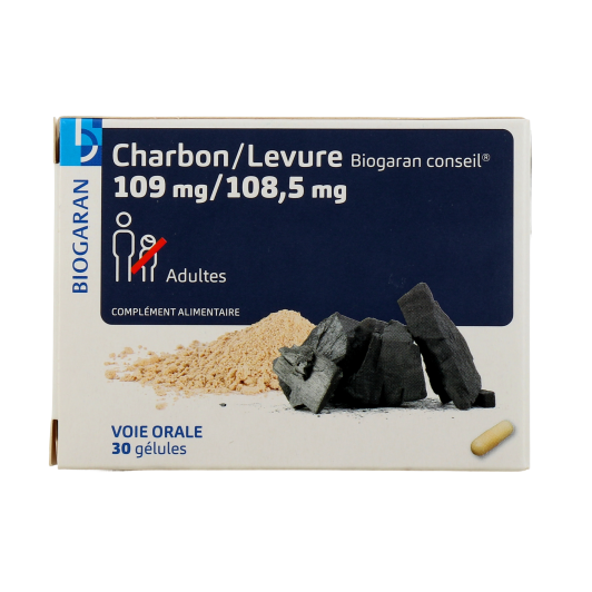 Biogaran charbon levure - Digestion difficile, ballonnements