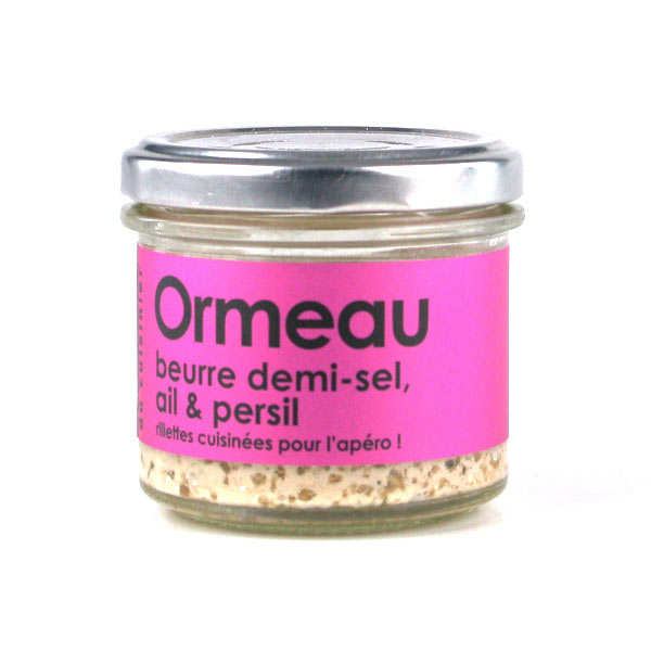 Ormeau - beurre demi-sel, ail et persil – cuisiné, à tartiner