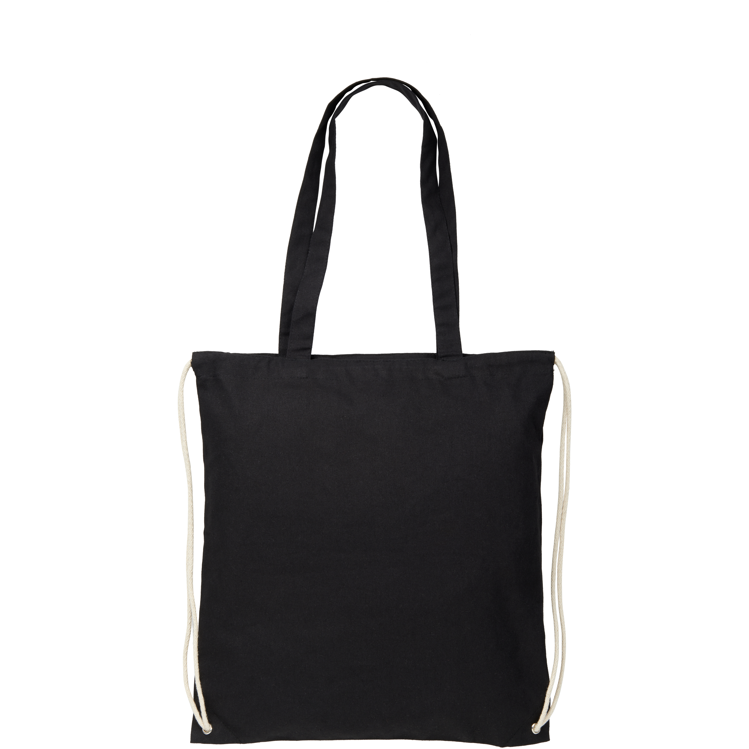 EgotierPro 120276 - Sac Polyvalent en Coton avec Cordon et Poignées Longues