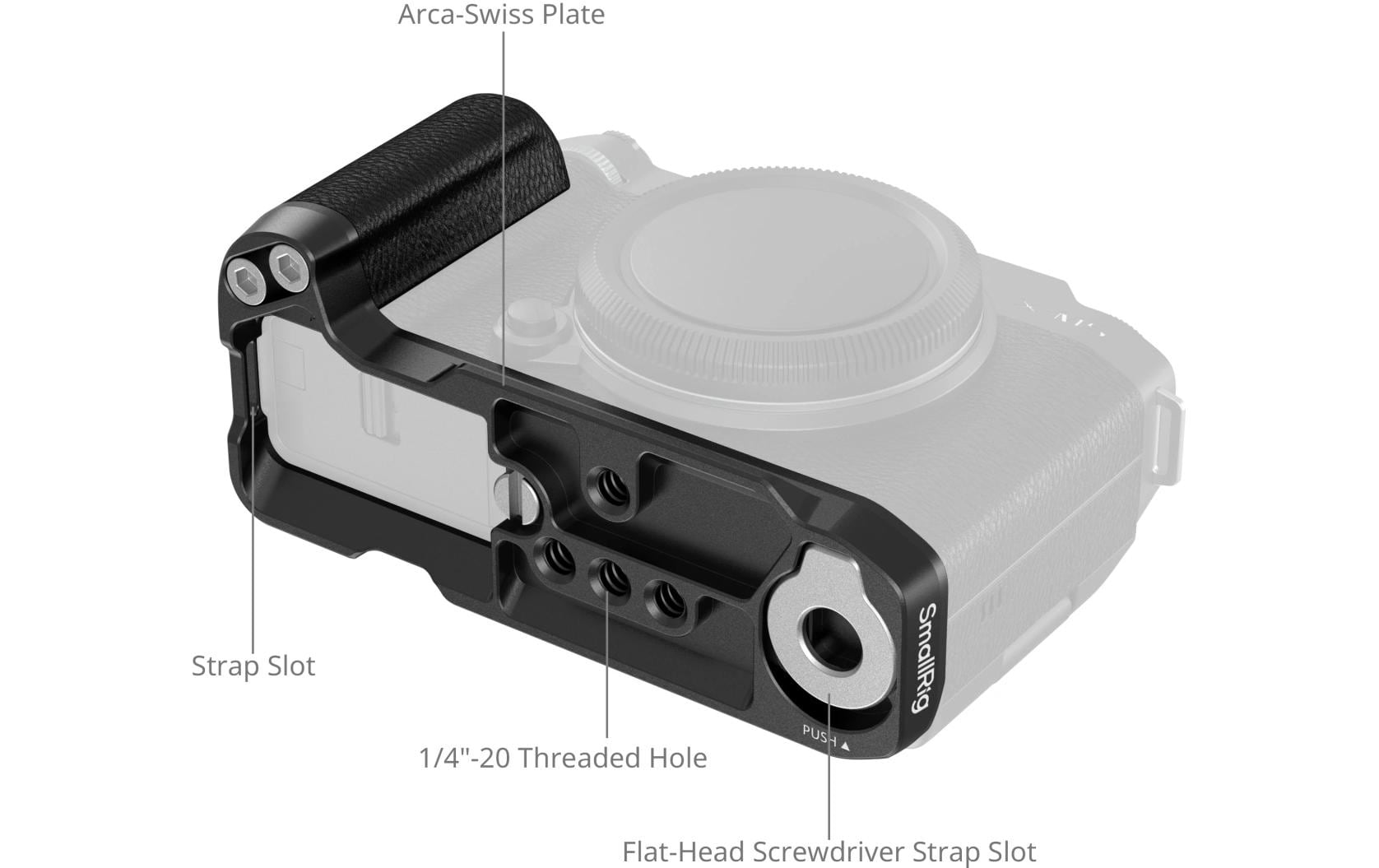 L-Winkel Mount PlateVielseitige Halterung für die X-M5 Black