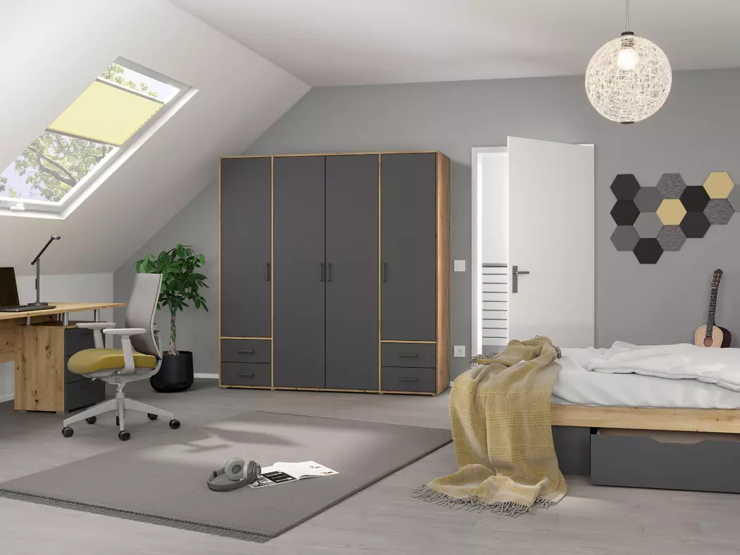 Kleiderschrank Voyager 187 x 194 cm