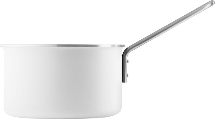 Eva Trio White Line kasserolle m. keramisk belægning 1,8 l. Hvid/hvid