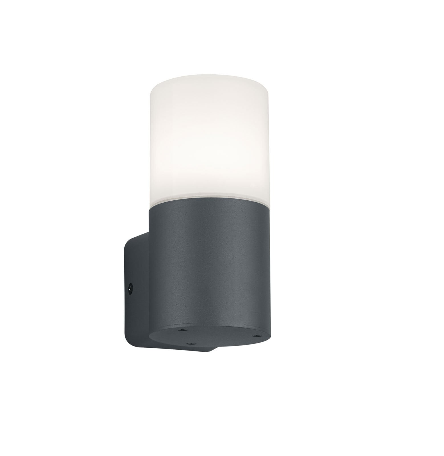 Hoosic Wandleuchte grau 224060142, B/H: 8,5/17,5 cm