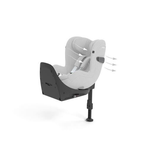 Siège-auto gr 0+/1 SIRONA T i-Size Tissu Plus Platinum White - CYBEX
