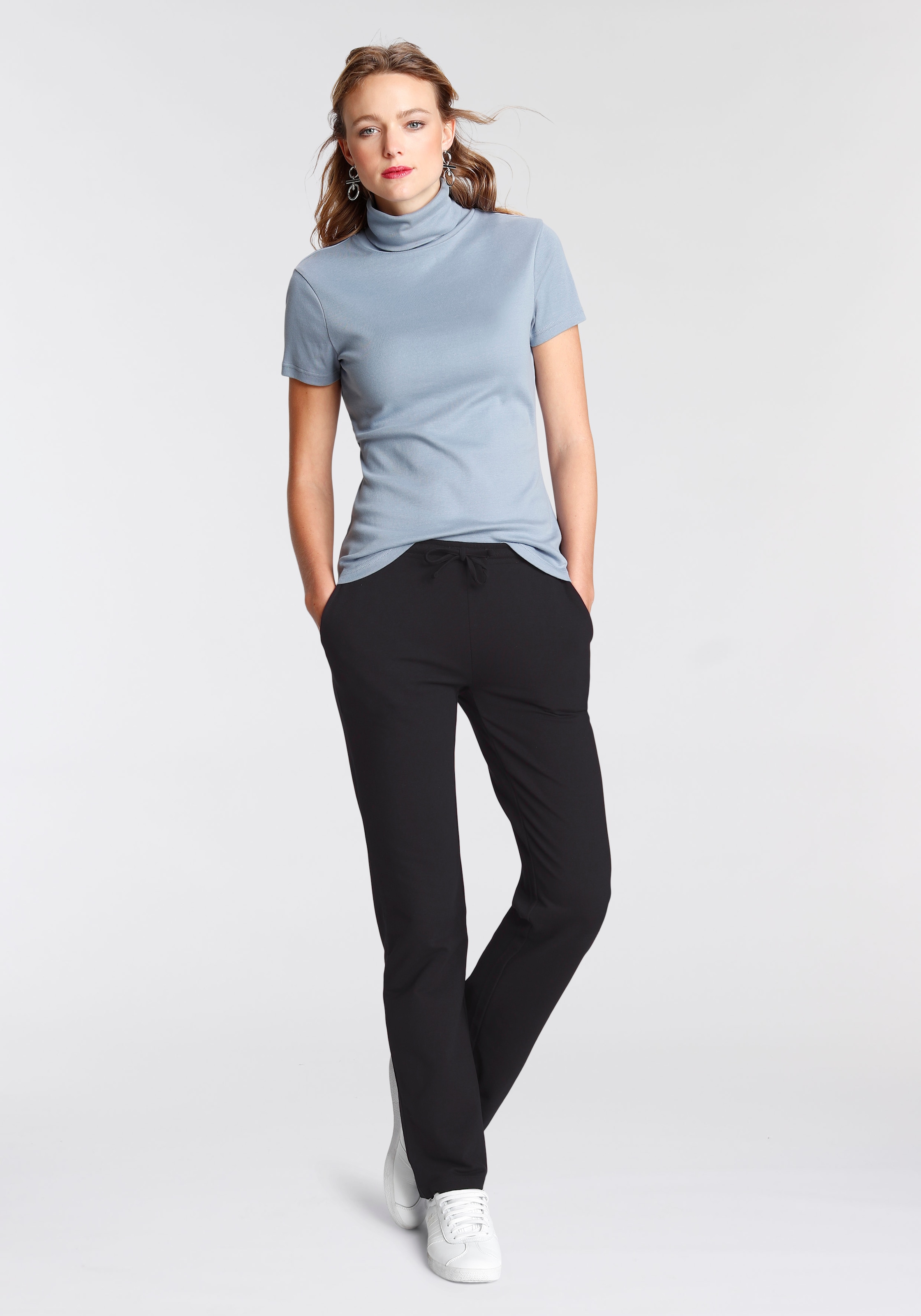 Flashlights Rollkragenshirt, 2 Stk. eng geschnitten,  aus elastischem Material,  im 2er-Pack