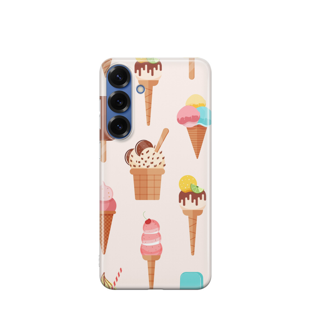 Samsung Galaxy S25 Plus Gummi Hülle Gelato Fiesta - Versch. Farben