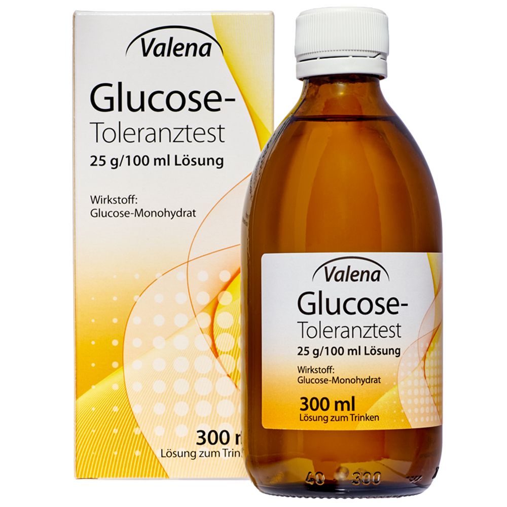 Valena Glucose Toleranztest 25 g/100 ml