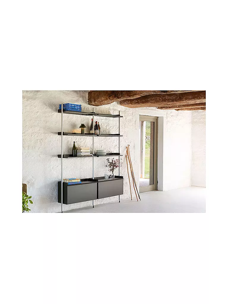 HAY Aufbewahrungsbox Colour Crate S olive