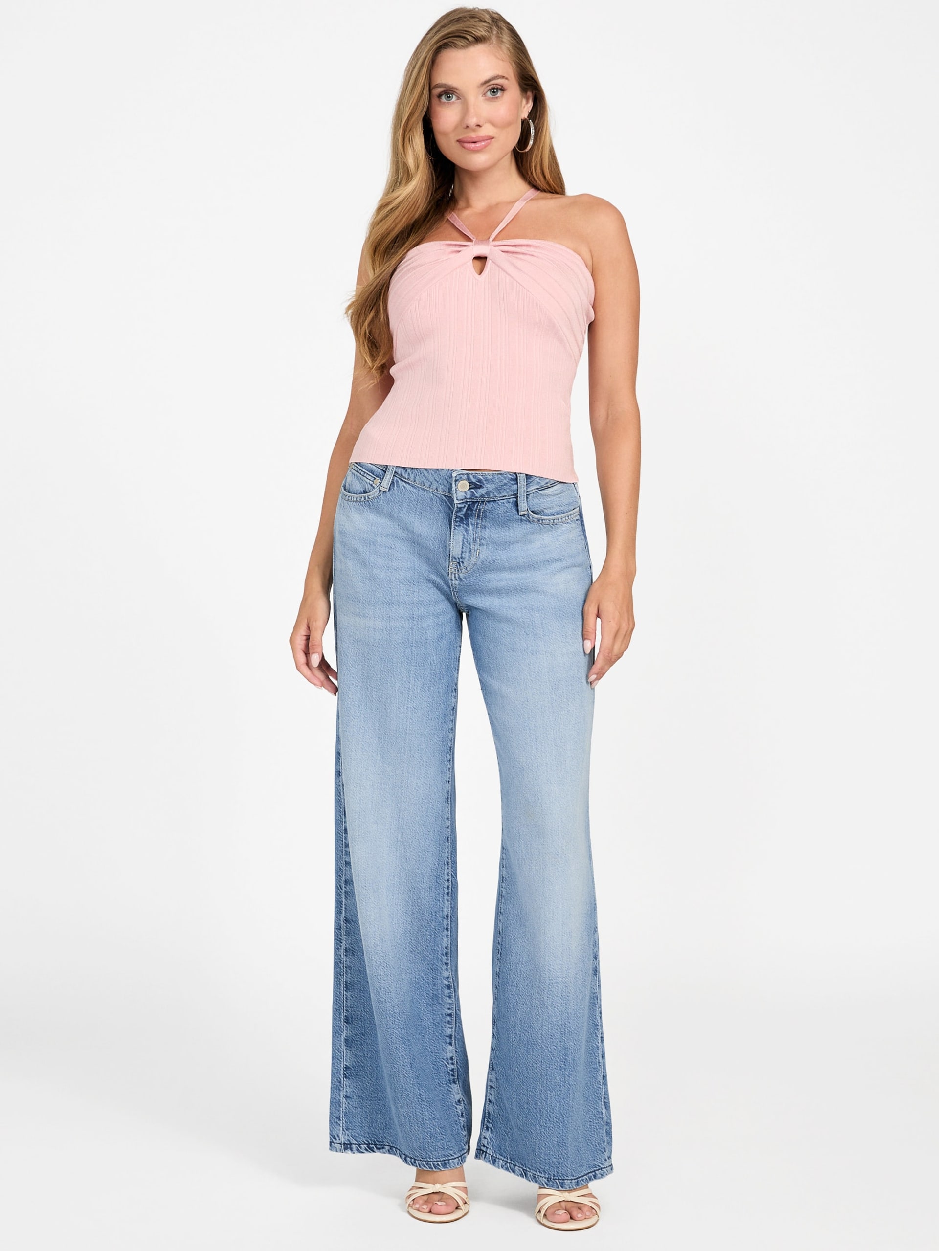 Top Sofie Ribbed Mirage