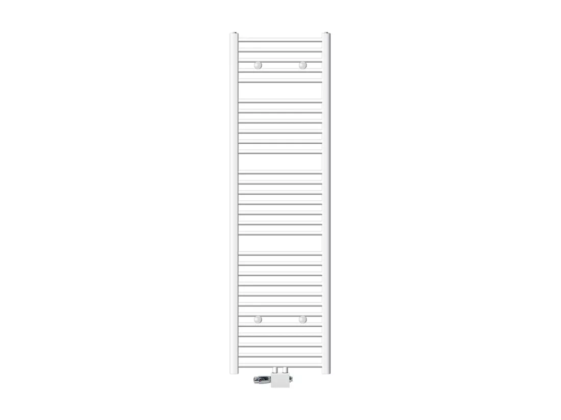 Radiateur Design Sahara Non Electrique, 500 x 1800 mm -Blanc -Connexion Central -avec Kit