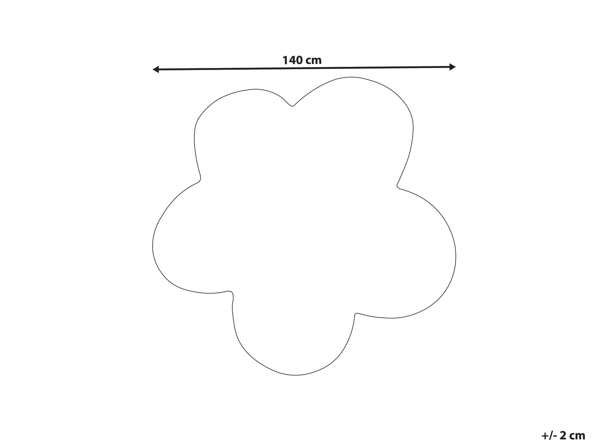 Vloerkleed KOKKINI Lichtgroen ø 140 cm Wol