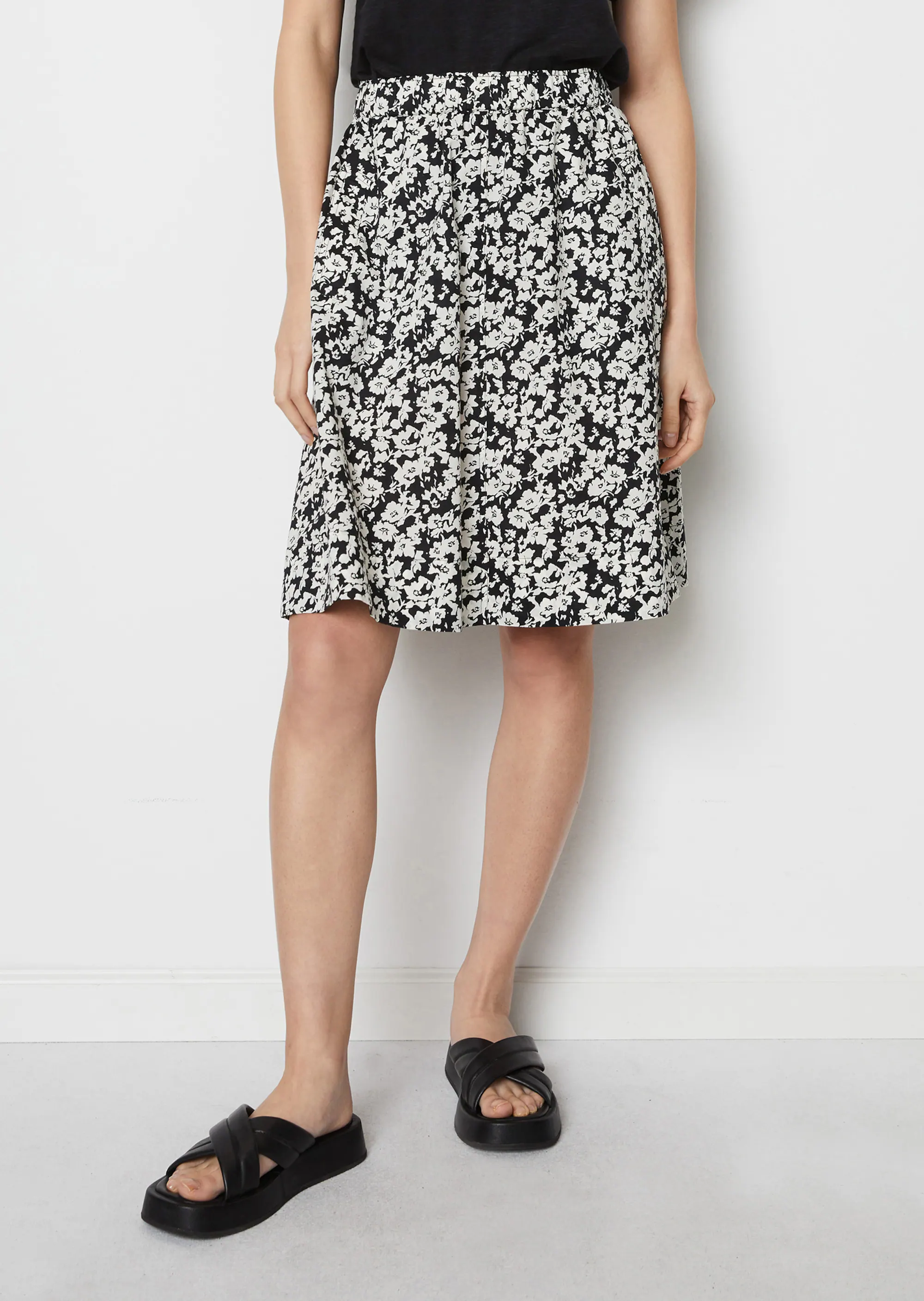Gummizug-Rock relaxedaus Tencel™ Lyocell