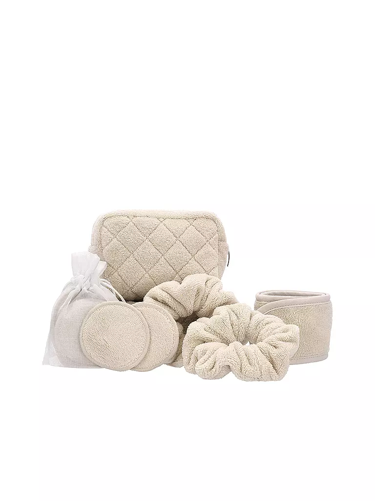 VOSSEN Kosmetiktasche 11tlg. BEAUTY BAG Tibet beige