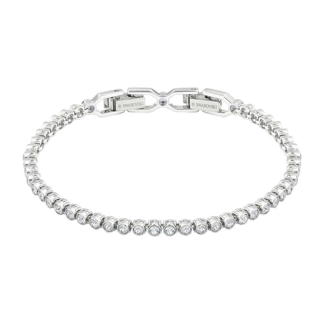 Swarovski Emily Armband, weiss, rhodiniert