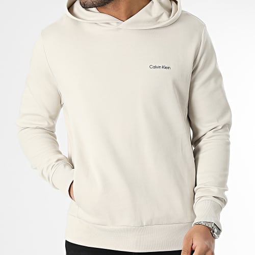 Sweat Capuche Micro Logo Repreve 9927 Beige