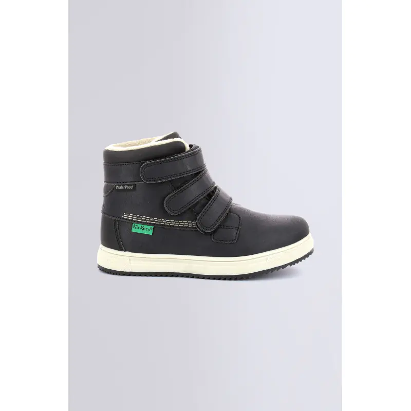YEPOKRO WPF NOIR SNEAKERS HAUTES Fourrure  Mixte