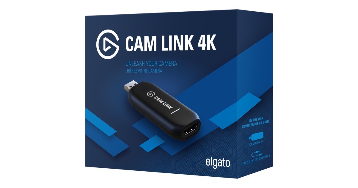 ElgatoCam Link 4K capture card  (USB 3.2 Gen 1 (5 Gbit/s) | HDMI)