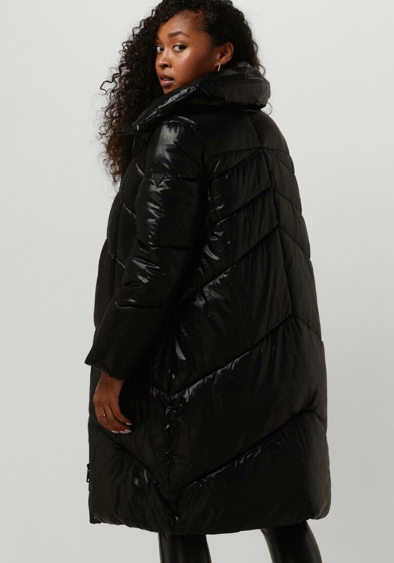 GUESS zwarte guess gewatteerde jas new ophelia jacket