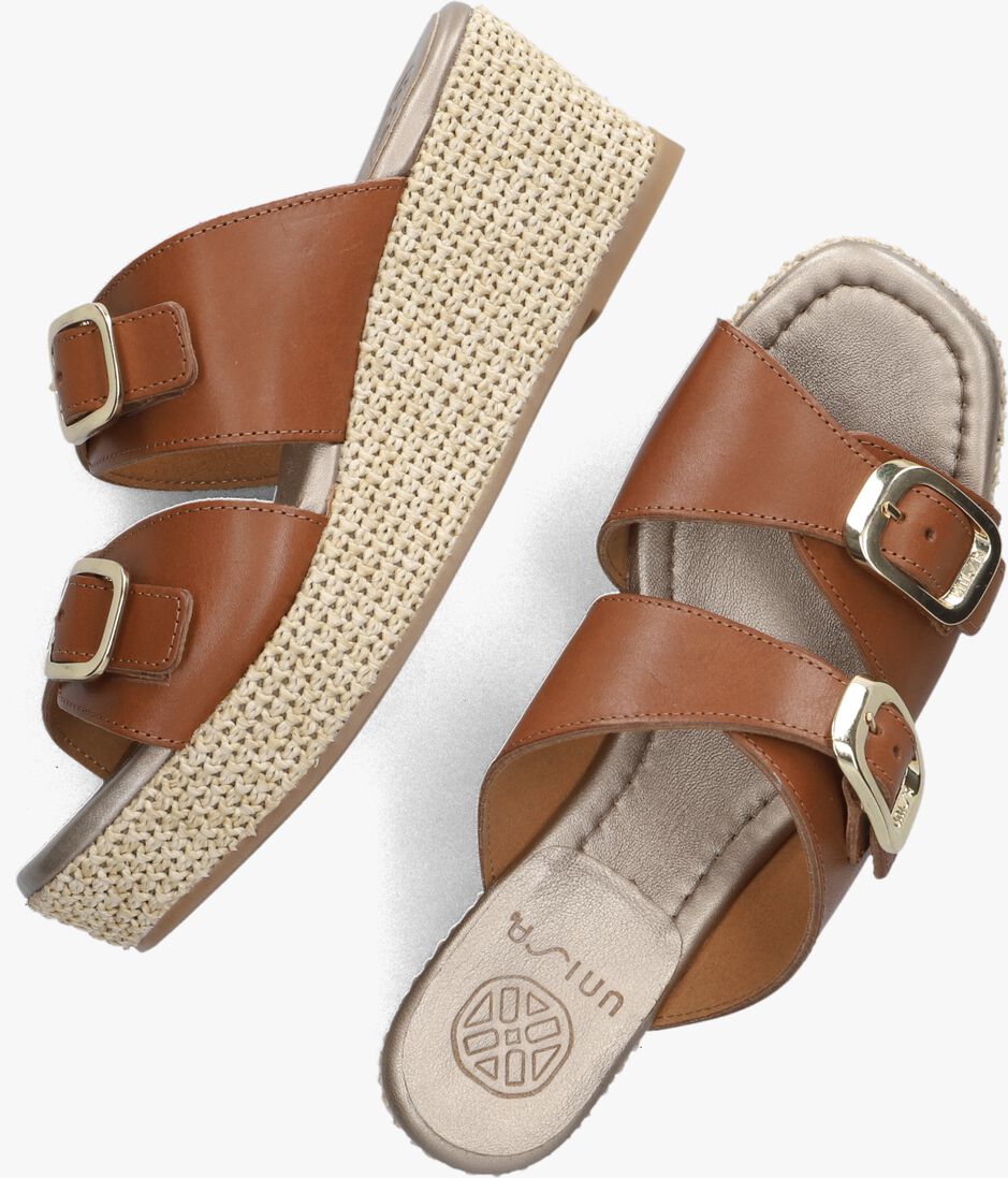 bruine unisa slippers kiomi