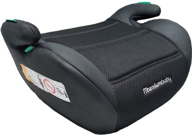 Titanium Baby Finn Zitverhoger - Booster - i-Size - Zwart