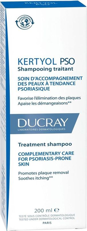Ducray - Kertyol P.S.O. Traitant - Shampoo - 200ml - Voor Hoofdhuidpsoriasis
