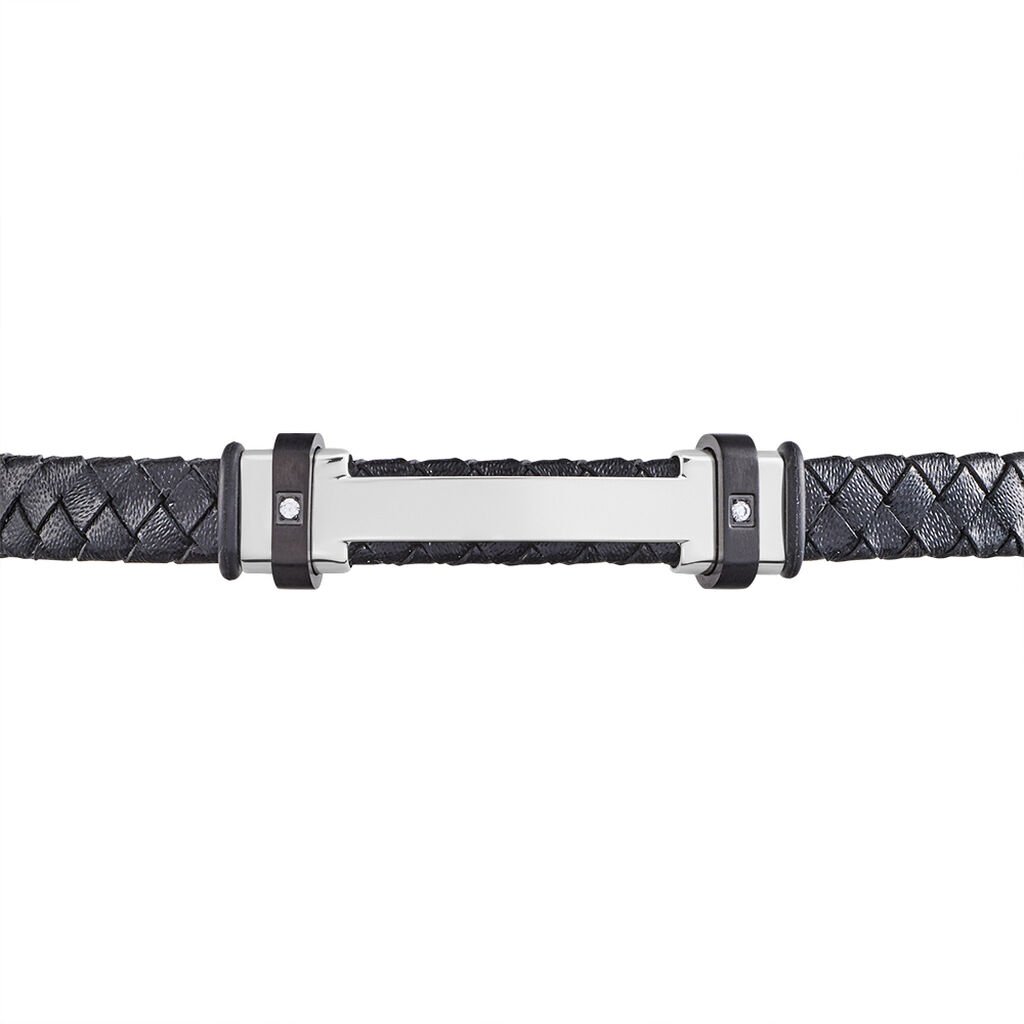 Bracelet Acier Blanc Ludovic Oxyde De Zirconium