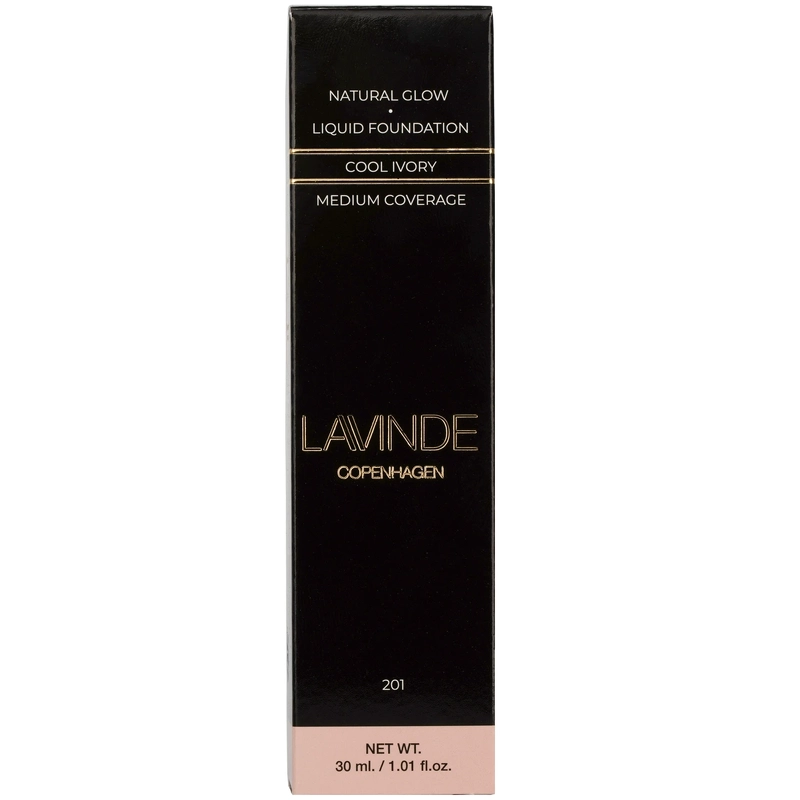 Lavinde Copenhagen NATURAL GLOW Liquid Foundation 30 ml - No. 201 Cool Ivory