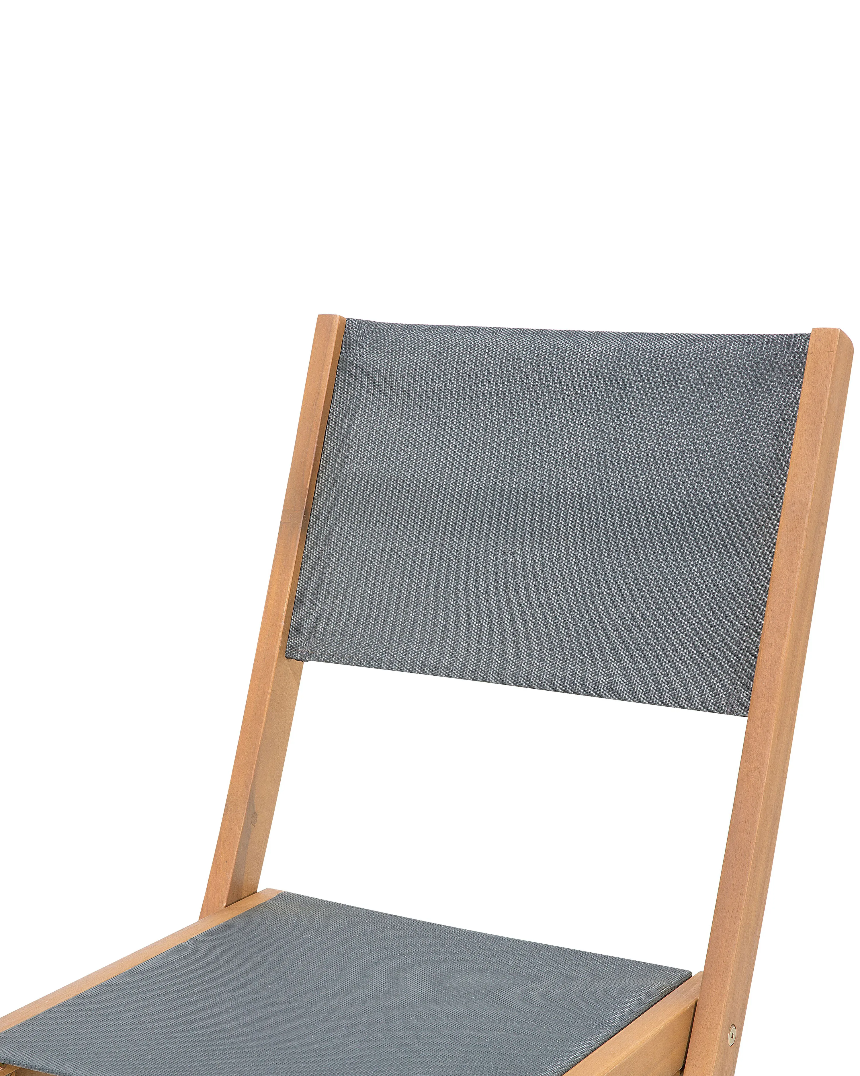 Set van 2 tuinstoelen CESANA Acaciahout Lichtbruin