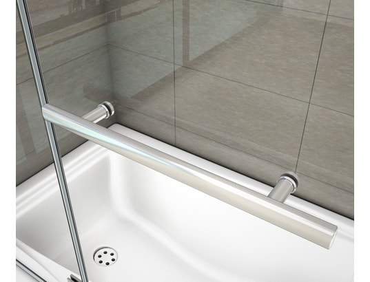 AICA SANITAIRE - Aica Pare-baignoire 120x140cm pivotant 180°en 6mm verre anti...