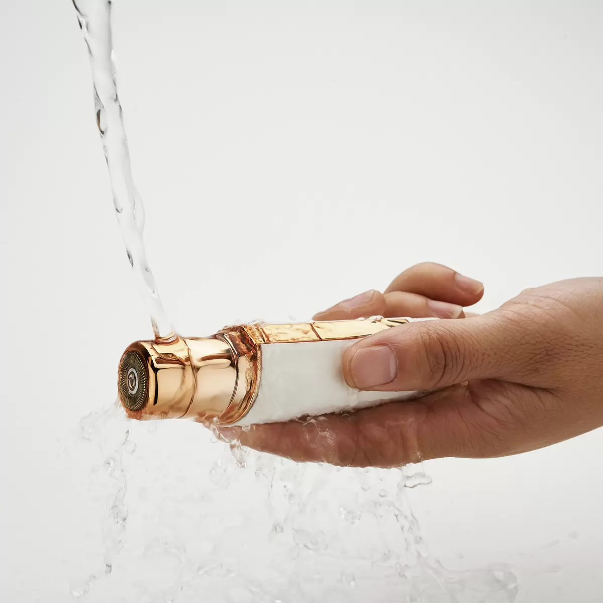 Haarentferner Roxy Pocket Shaver weiss,gold
