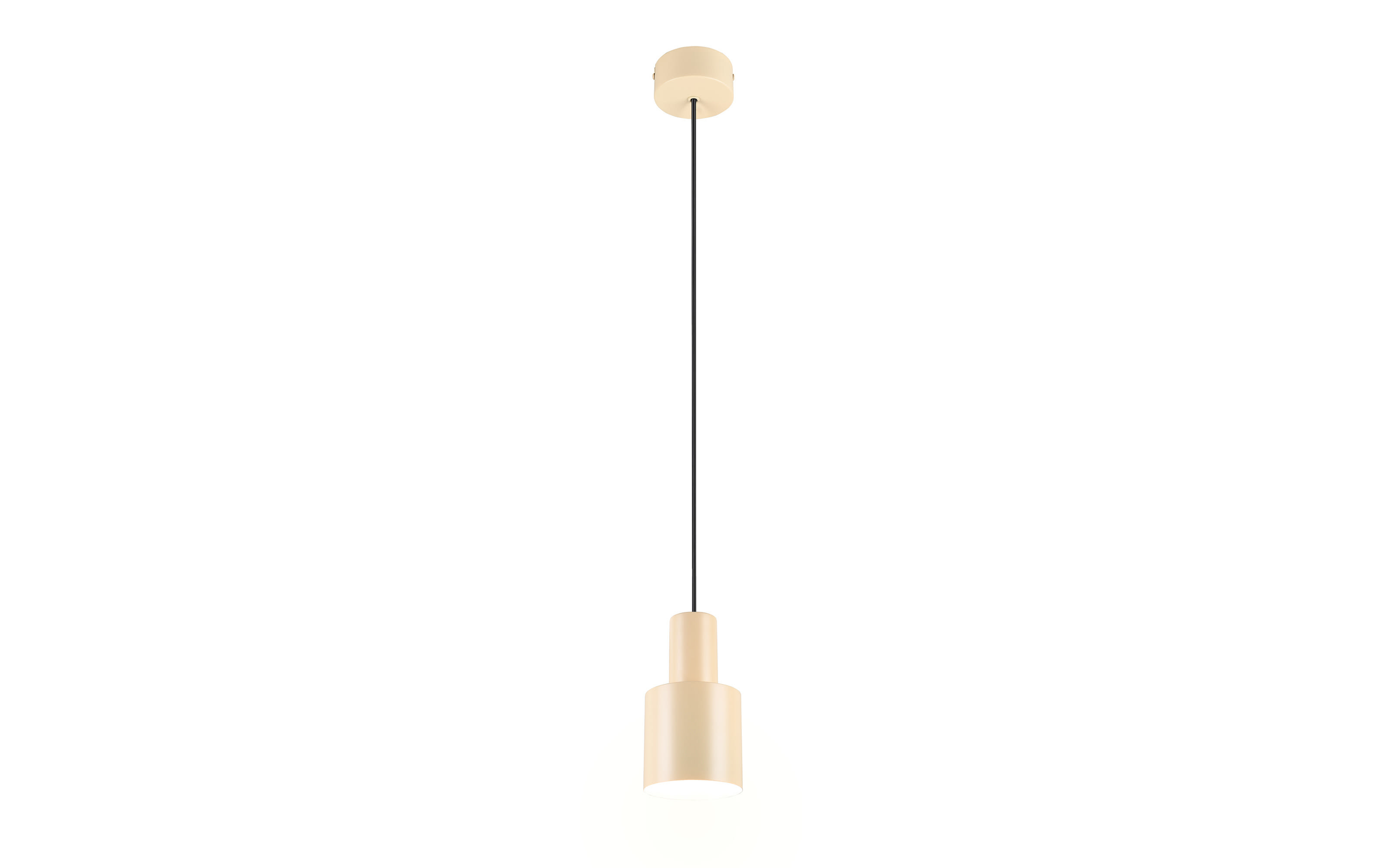 Pendelleuchte Agudo, beige,1 flammig, 150 cm