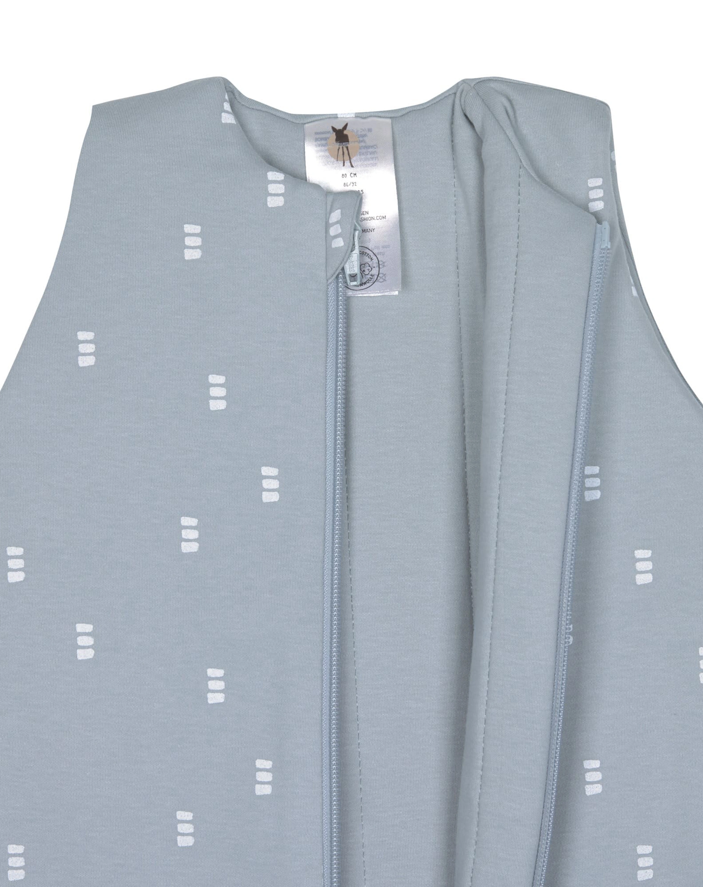 Ganzjahres-Schlafsack BLOCKS in light blue