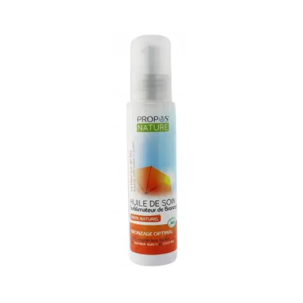 Óleo de tratamento intensificador do bronzeado Propos' Nature Cosmétique 75ml