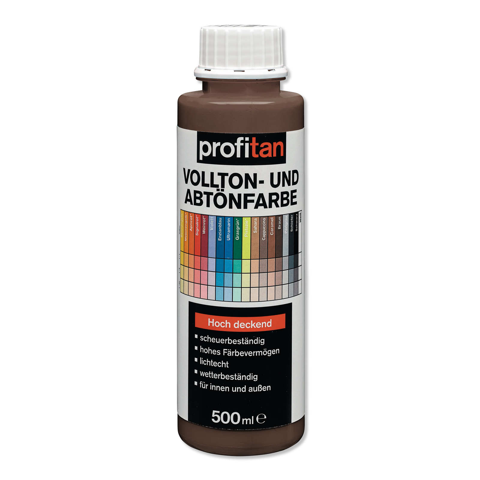 profitan Vollton- und Abtönfarbe - braun - 500 ml