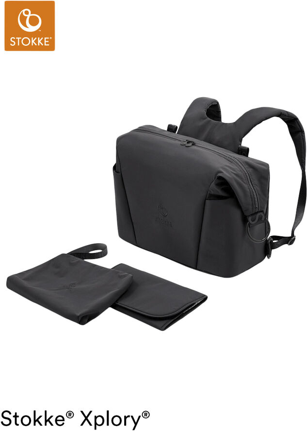 Stokke Stokke Xplory X Changing bag Rich Black Sort