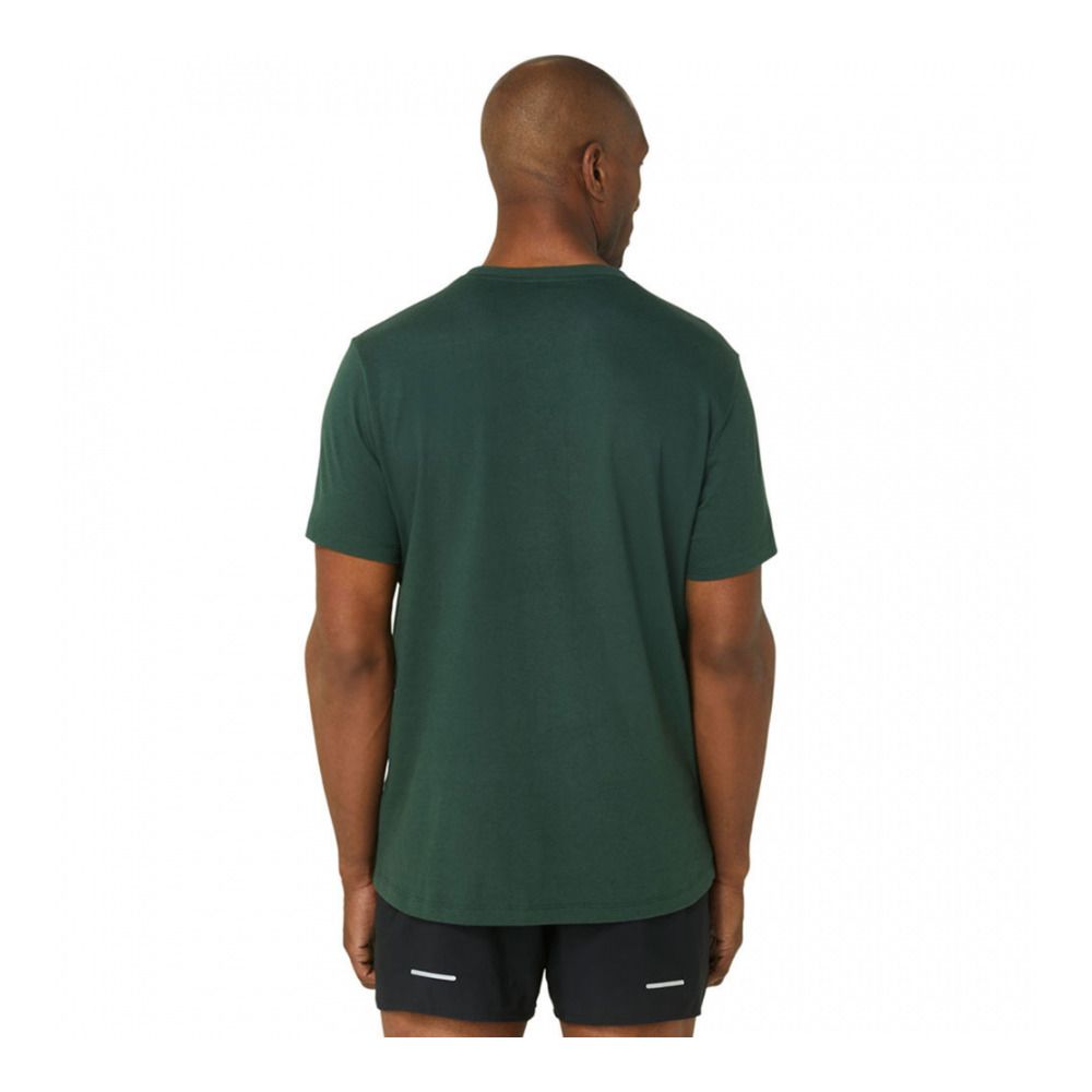 Asics ASICS BIG LOGO - Tee-shirt Homme rain forest/performance black