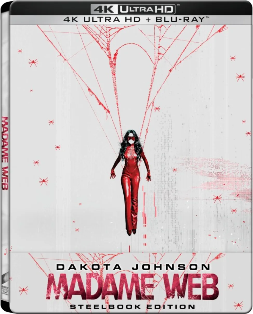 Madame Web - Édition Limitée Steelbook (4K Ultra HD   Blu-Ray) Disques Blu-ray films