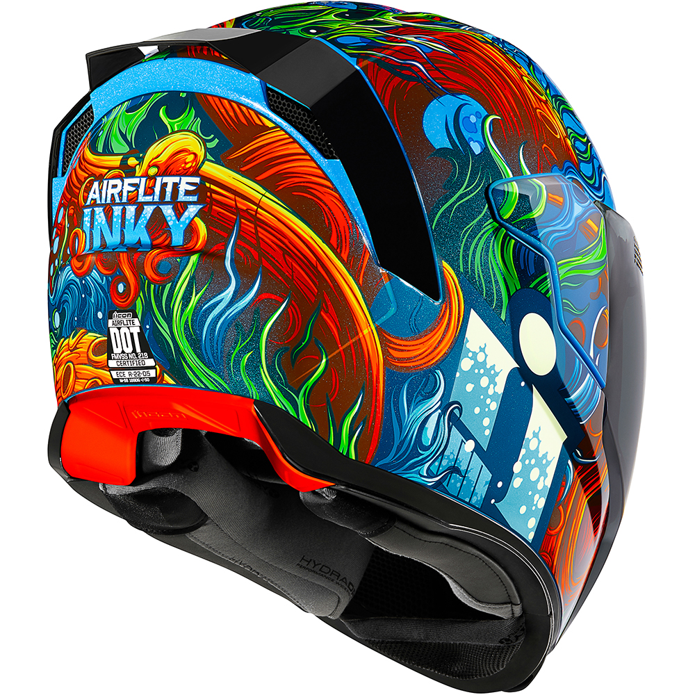 Icon - Casque Airflite Inky Bleu / Multicolore
