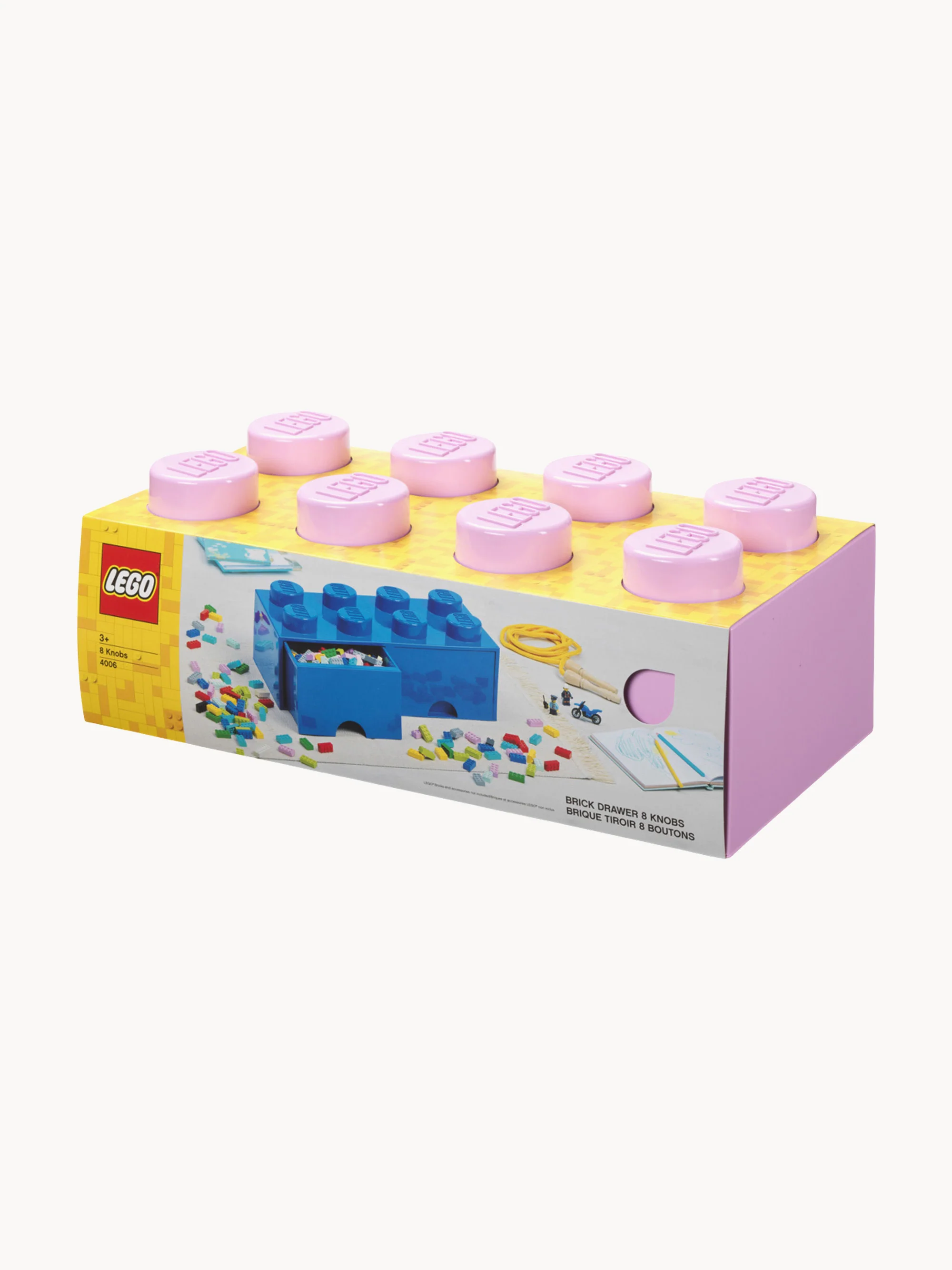 LEGO® opbergdoos Brick met 8 knoppen