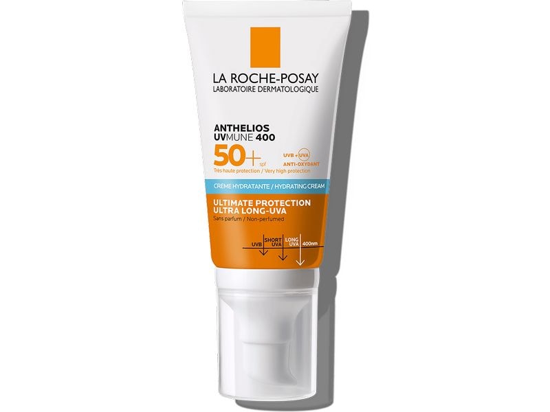 La Roche Posay Anthelios UV Mune Creme Hydratante SPF 50  5 Feuchtigkeitscreme schützt empfindsame Haut vor tiefen Zellschäden