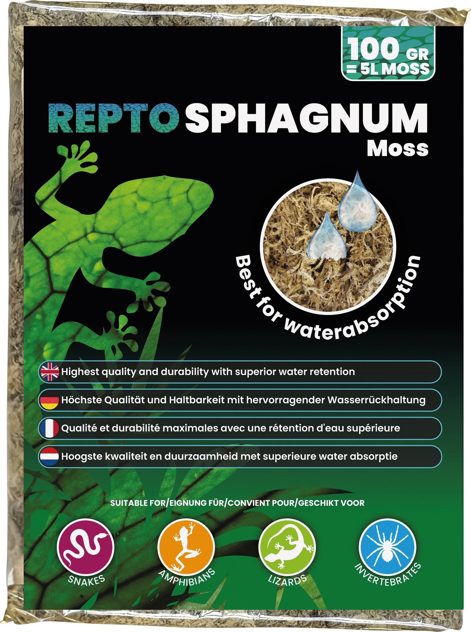 Repto Sphagnum Terrarium Mos 100g
