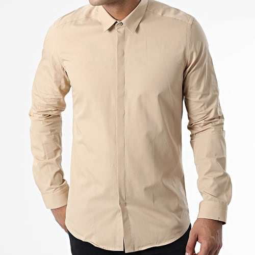 Chemise Manches Longues PCH-903 Beige Clair
