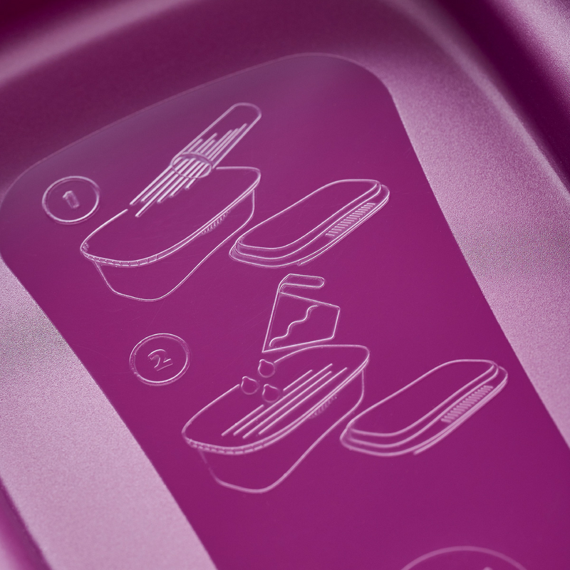 Mikro-Pastameister Zubereiten von Spaghetti und Nudeln in der Mikrowelle