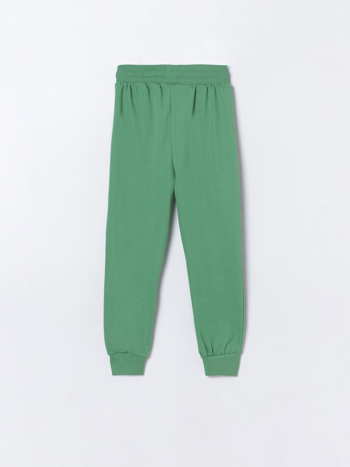 Conjunto com 2 calças de moletom básicas - Verde